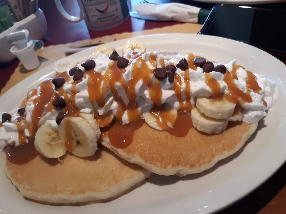 Banana Fosters Pancakes