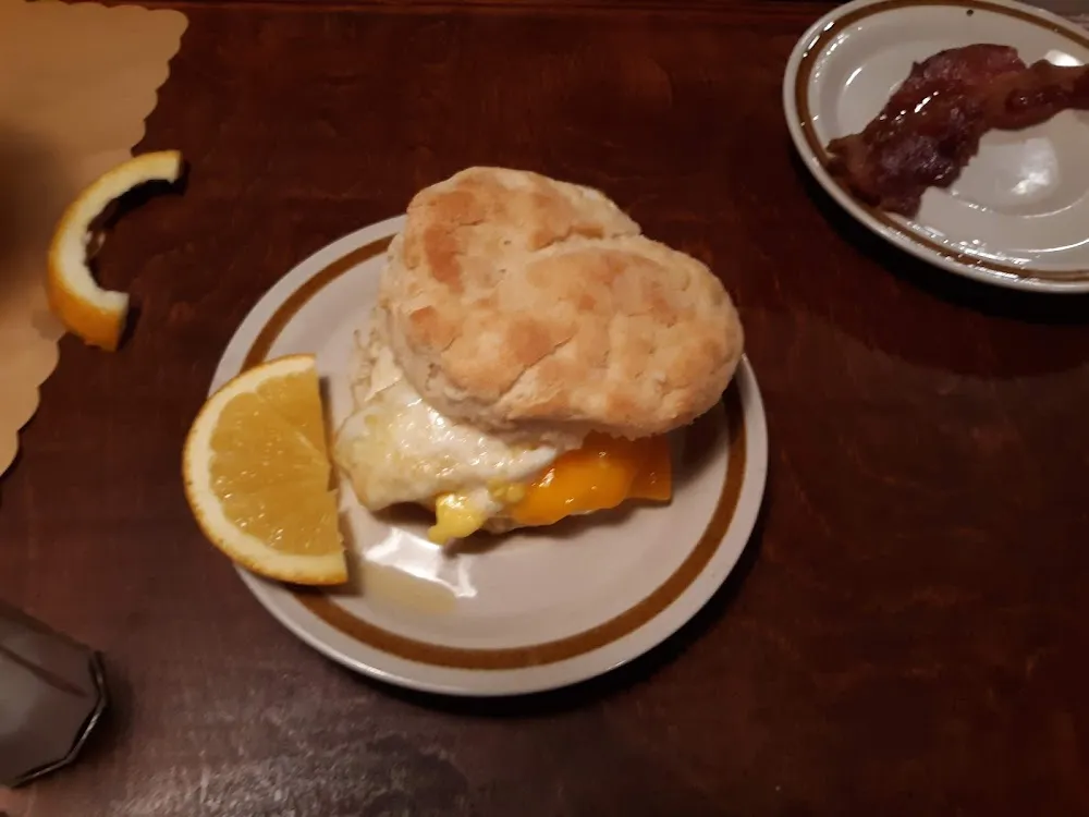 Fried Egg and Cheese Biscuit